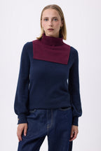 Rullekrave Paula - Vinrød - Unisex