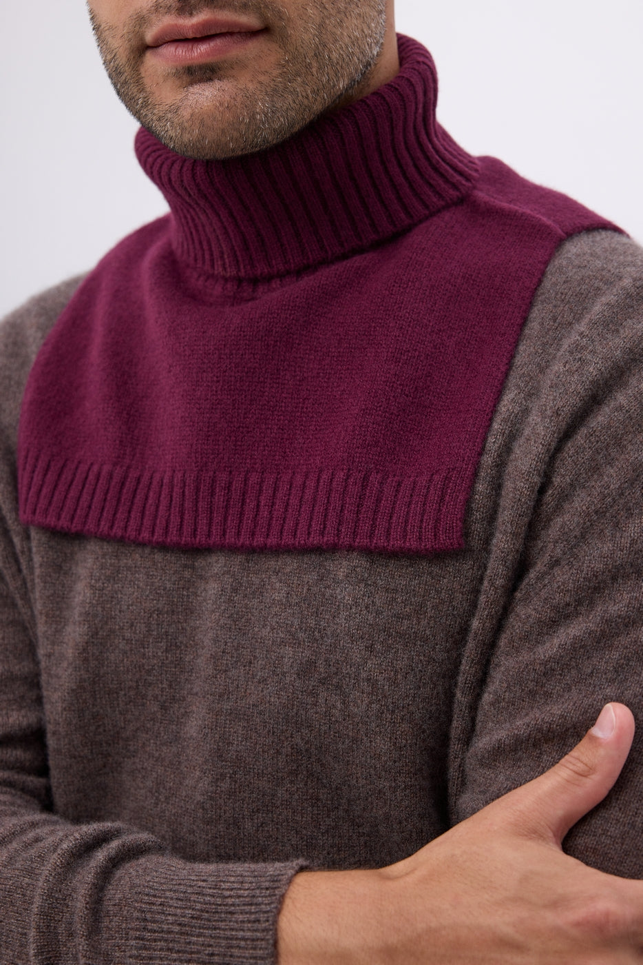 Rullekrave Paula - Vinrød - Unisex