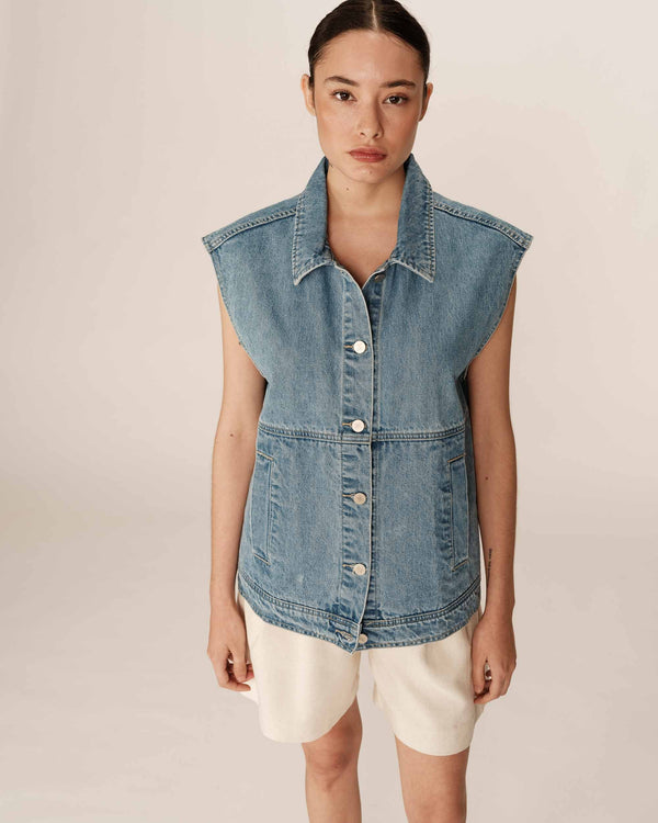 Gilet Paulette - Light Blue