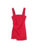 Vestido corto rojo Pauline