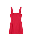 Vestido corto rojo Pauline