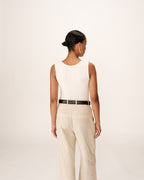 Camiseta de Tirantes Ajustada Cruda Paulin