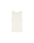 Paulin Ecru Fitted Tank Top