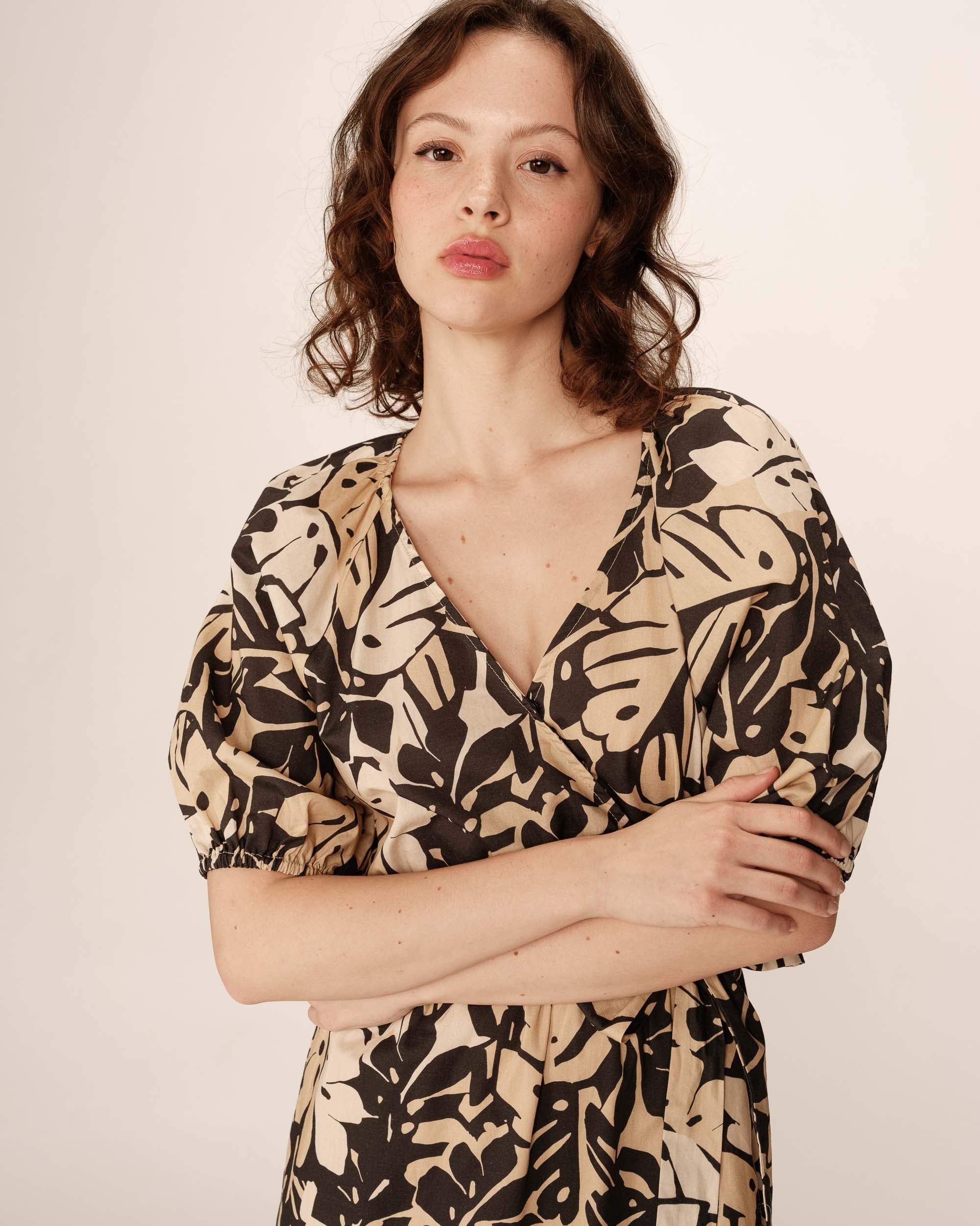 Pavane Short Dress - Beige