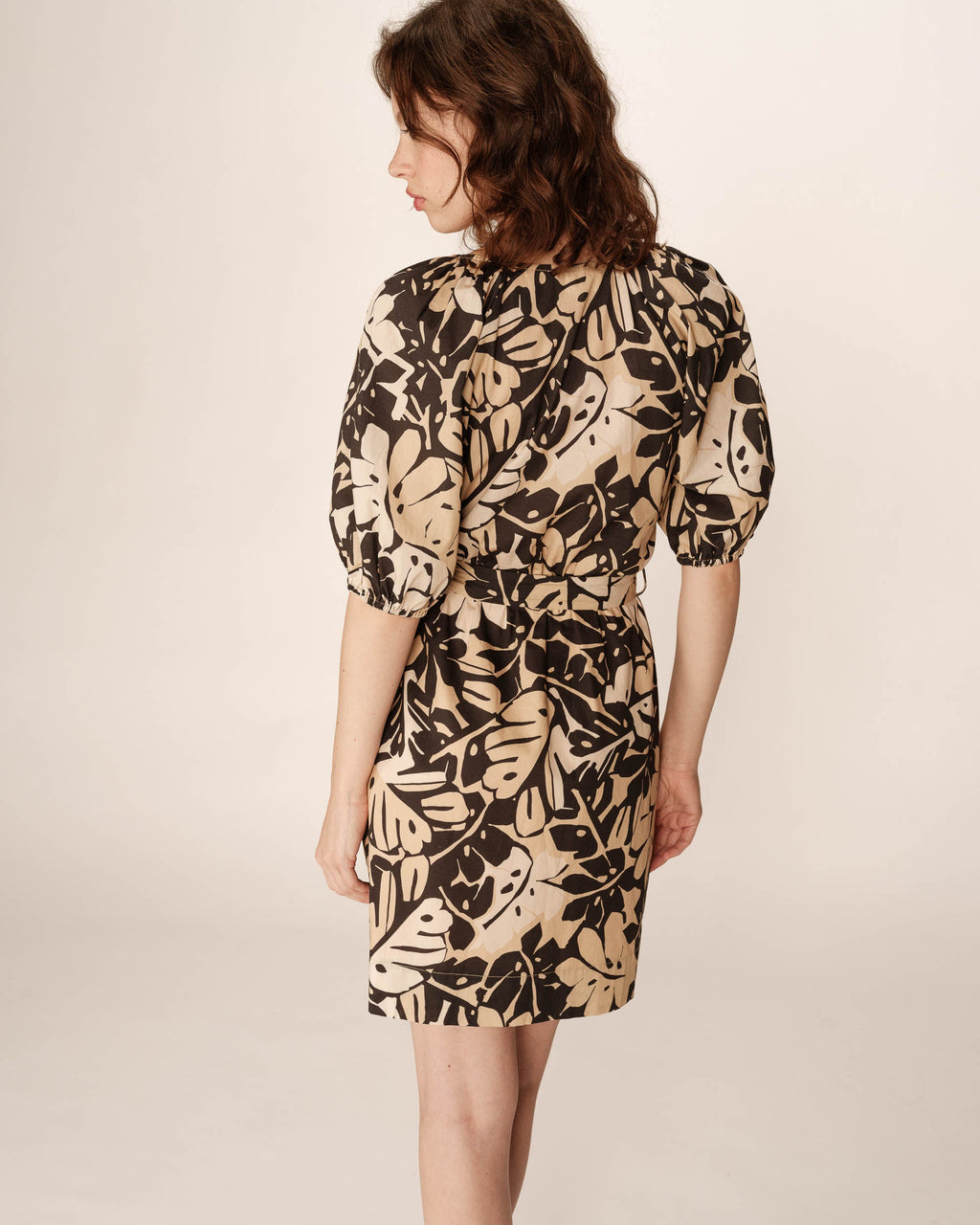 Pavane Short Dress - Beige