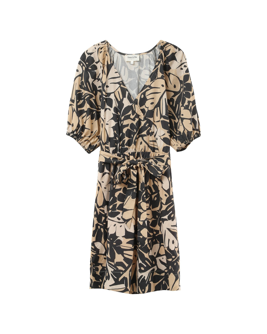 Pavane Short Dress - Beige