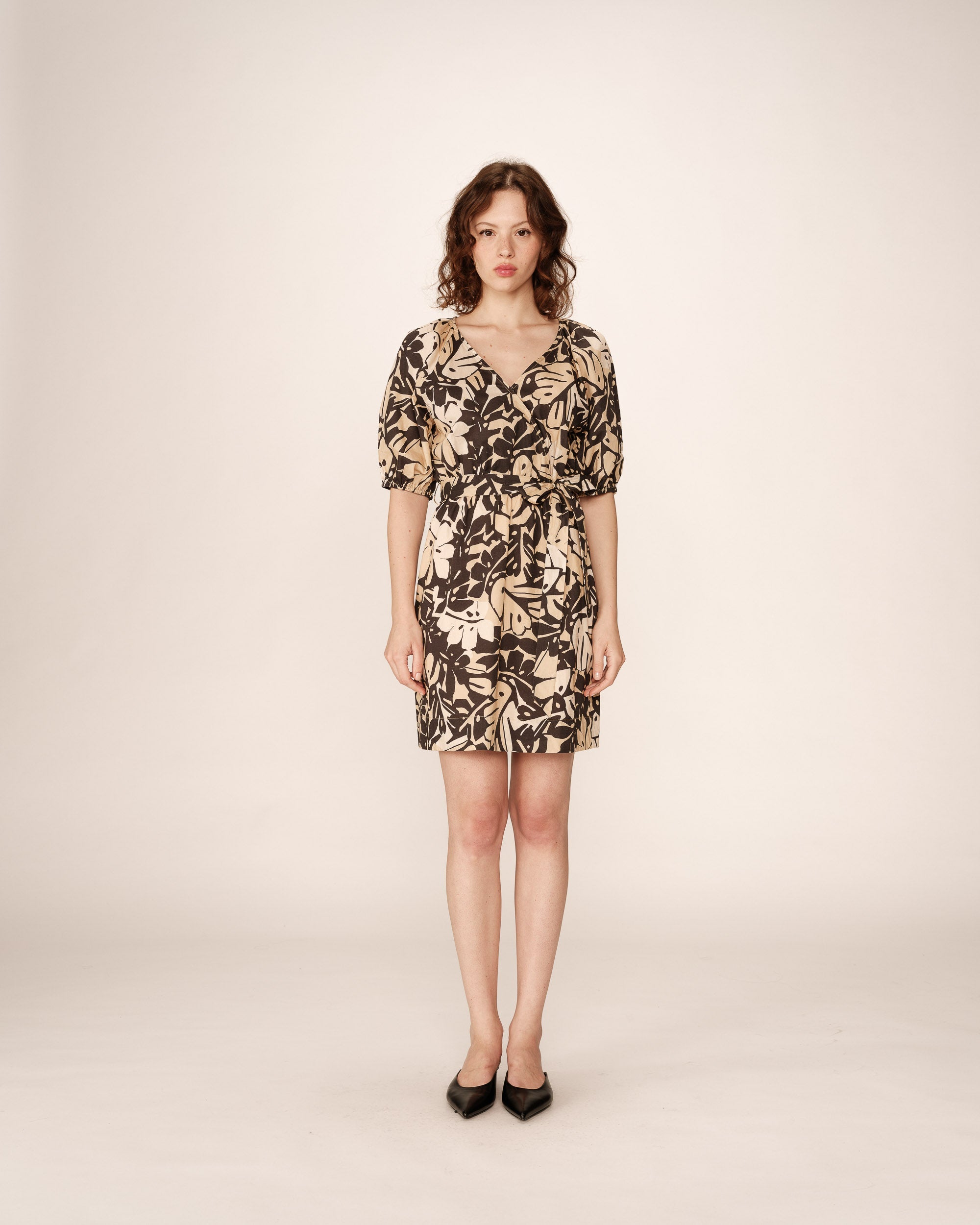 Pavane Short Dress - Beige