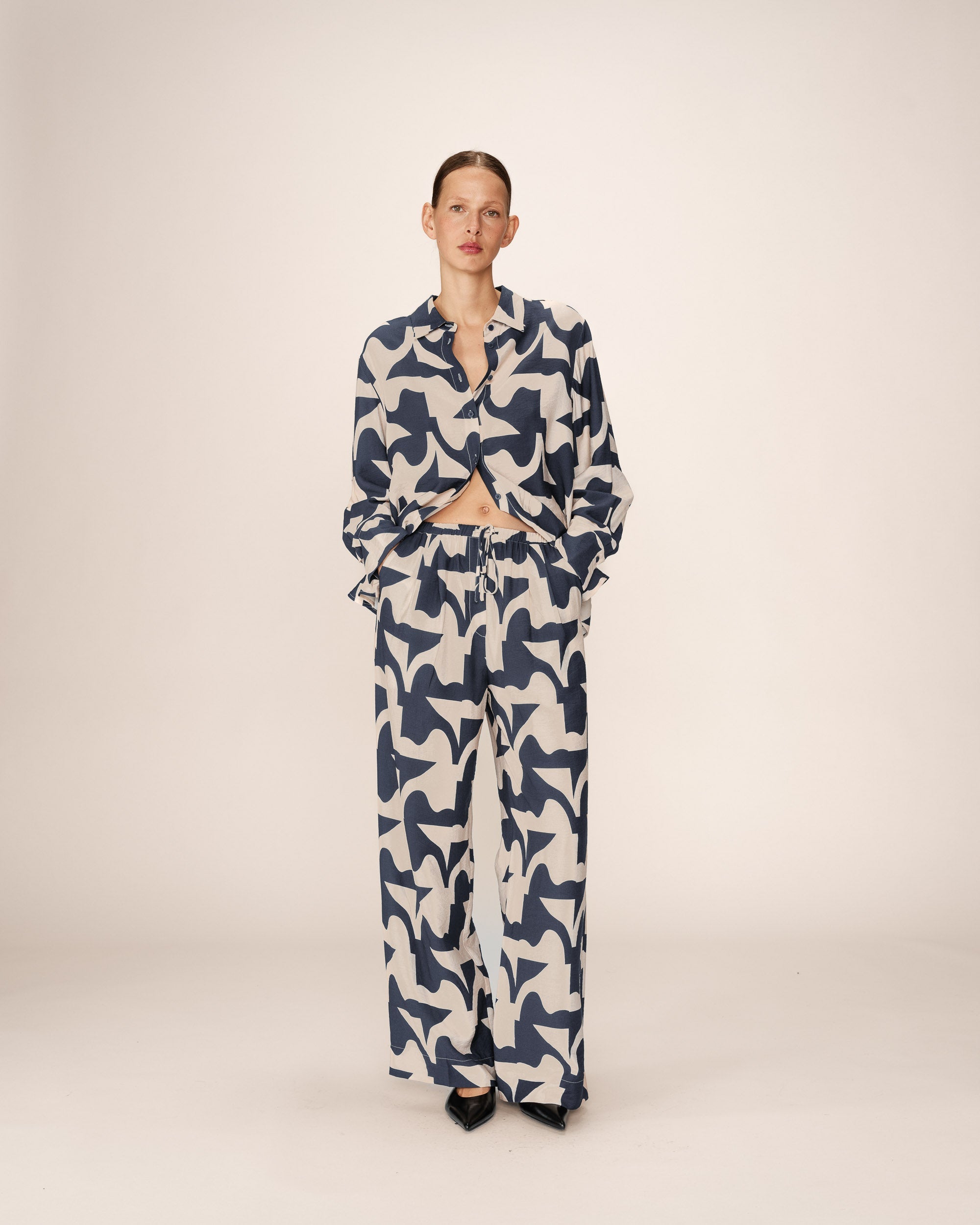 Pavot Trousers - Navy