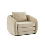 Paz - Sillón - Tela de chenilla beige