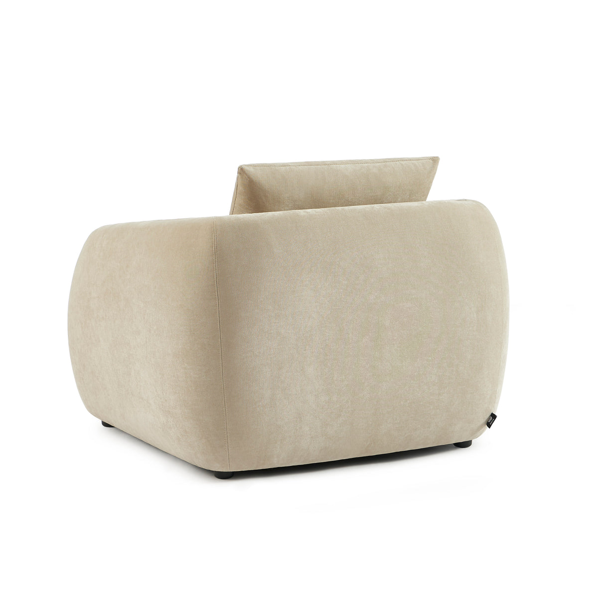 Paz - Sillón - Tela de chenilla beige