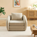 Paz - Sillón - Tela de chenilla beige