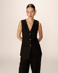 Paz Waistcoat - Black