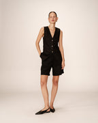 Paz Waistcoat - Black