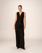 Paz Waistcoat - Black