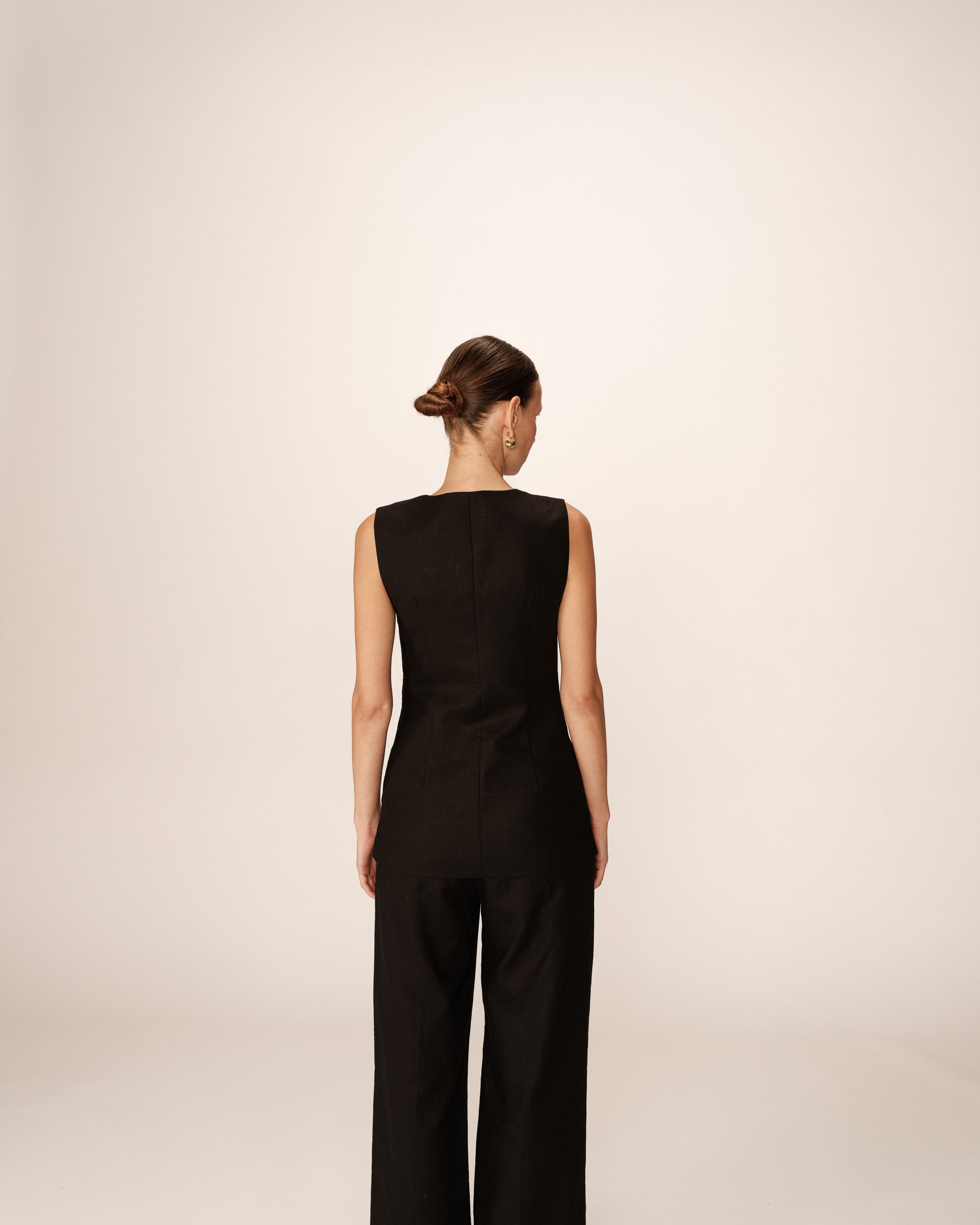 Paz Waistcoat - Black
