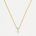 Colgante "Mi DPm" D0.05Ct/1 - Oro amarillo 750/1000