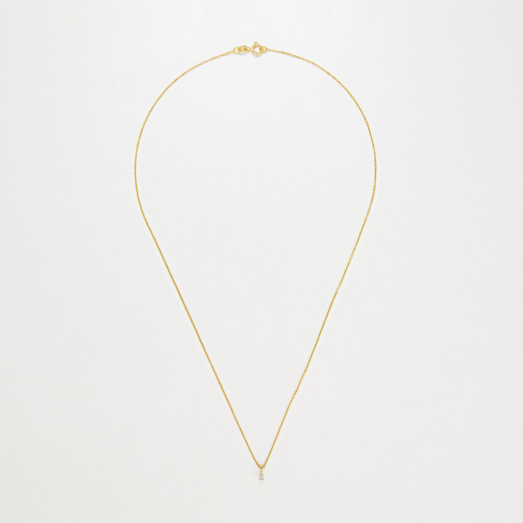 Colgante "Mi DPm" D0.05Ct/1 - Oro amarillo 750/1000