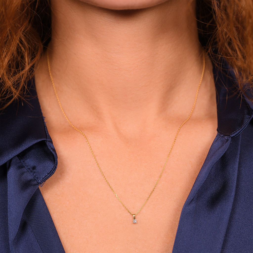 Pendentif "Mon Diamant Pm" Diamant: 0,05Ct/1