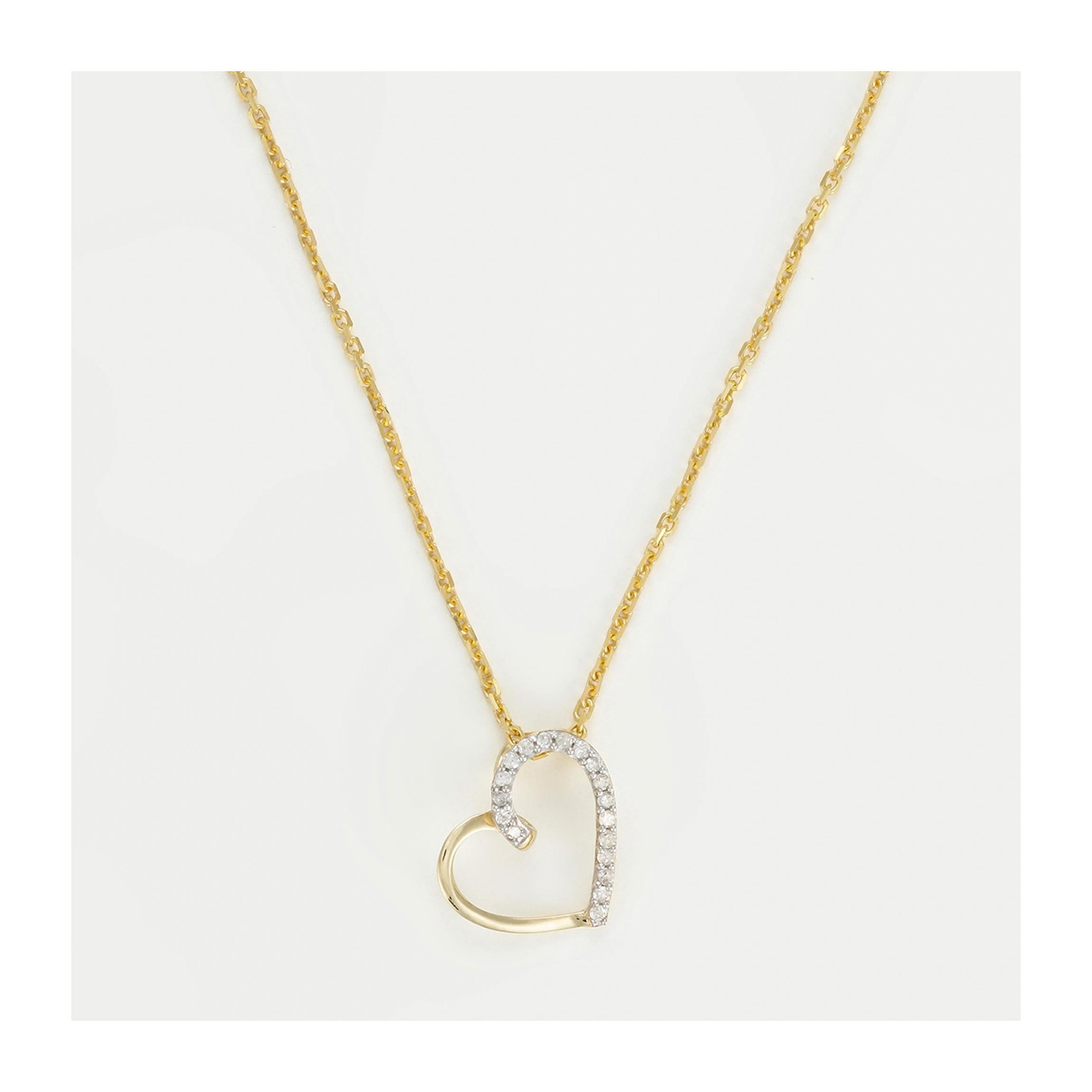 Pendentif "Coeur Précieux" Diamants : 0,05/18