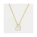 Colgante de diamantes "Precioso Corazón": 0,05/18 - Oro amarillo 375/1000
