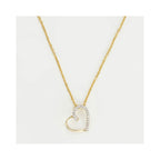 Colgante de diamantes "Precioso Corazón": 0,05/18 - Oro amarillo 375/1000