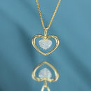 Tenderness Heart" pendant - Yellow gold 375/1000