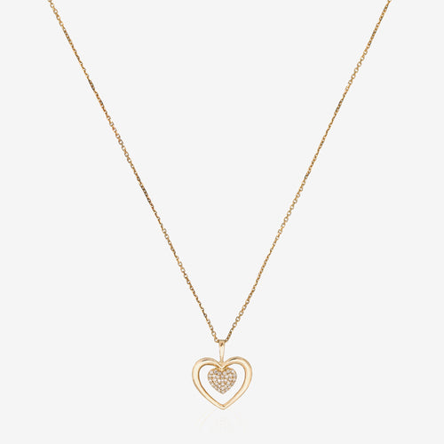 Pendentif "Coeur Tendresse" - Or Jaune 375/1000