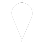 Pendentif "Mini Trilogy" Diamant 0,02Ct/3 - Or Blanc