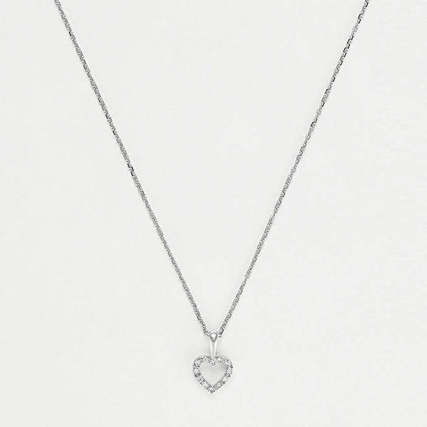 Hänge "Mini Cœur" D:0,04 ct/12