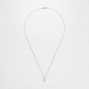 Pendentif "Mini Coeur" D:0,04Ct/12 - Or Blanc 375/1000