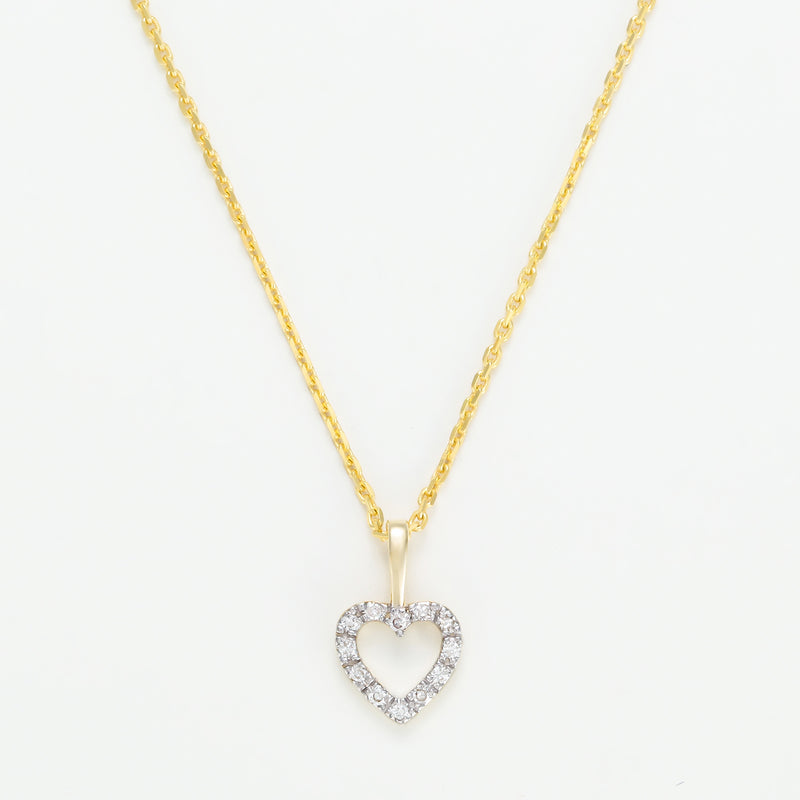Colgante "Mini Corazón" D:0.04Ct/12