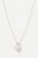 Pendentif "Bi Heart"  Diamant :0,03Ct/10