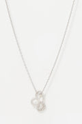 Pendentif "Bi Heart"  Diamant :0,03Ct/10