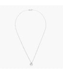 Pendentif "Noeud Elegance" - Diamant :0,035Ct/8 - Or Blanc