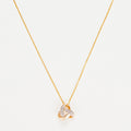 Pendentif "Noeud Elegance"  Diamant :0,04Ct/8