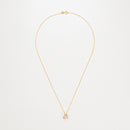 Pendentif "Noeud Elegance" Diamant :0,04Ct/8 - Or Jaune 375/1000