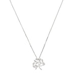 "Arbol De La Vida" Pendant 0.03Ct/7 - White Gold