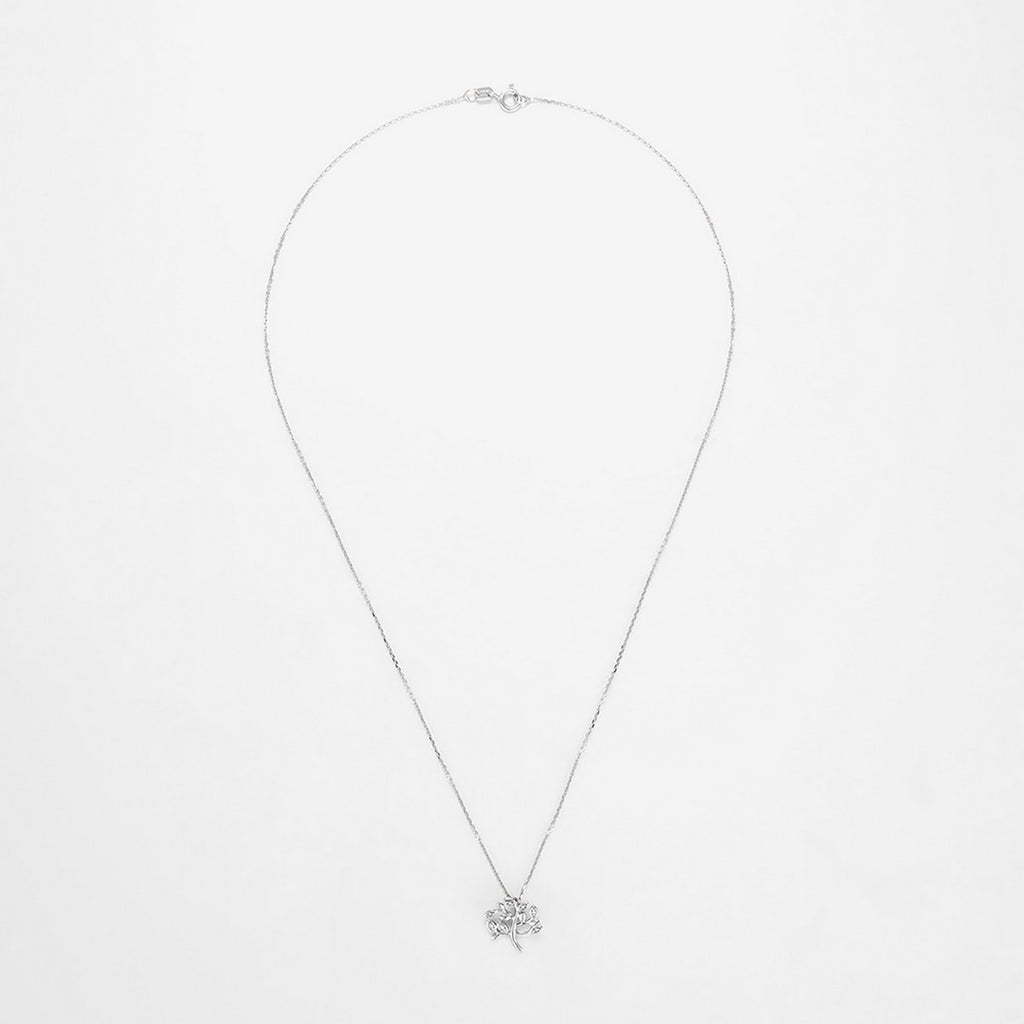 "Arbol De La Vida" Pendant 0.03Ct/7 - White Gold