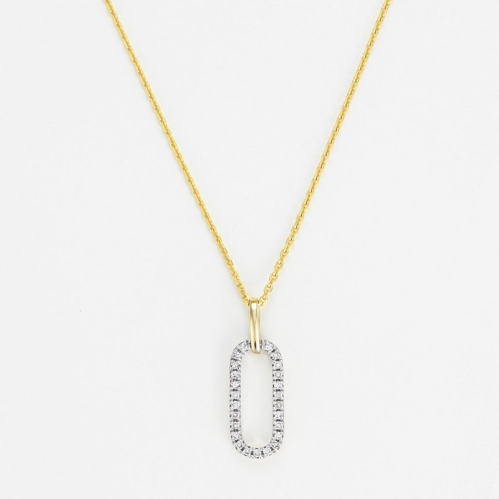 "Miysis" Pendant D0.10/25 - Yellow Gold