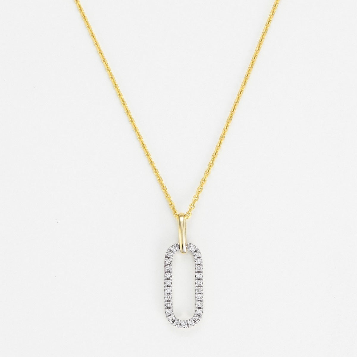 "Miysis" Pendant D0.10/25 - Yellow Gold
