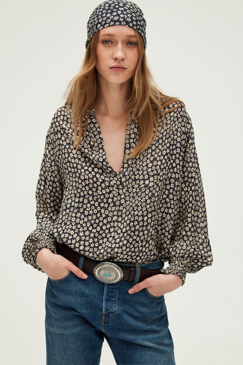 Blouse Uvelia - Marine