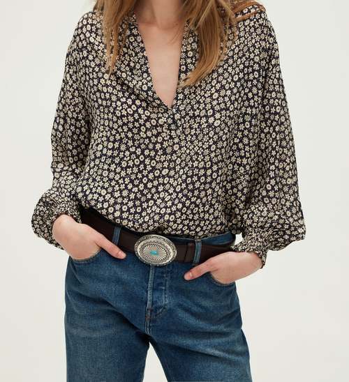 Blusa Uvelia - Azul Marino
