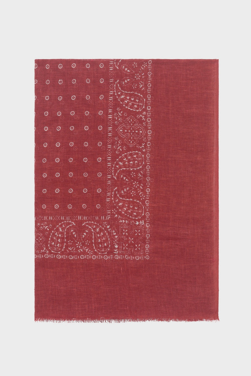 Foulard Omisha - Rouge