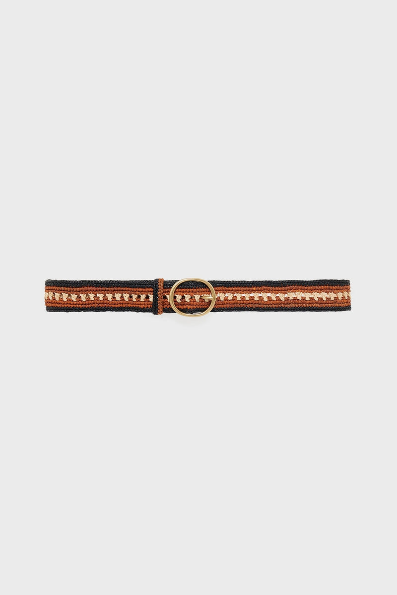 Ceinture Paloma - Ecru/Noir