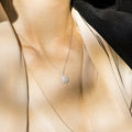 "The One" Pendant, 0,15/62 Diamonds - 375/1000 White Gold
