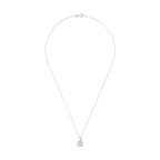 "The One" Pendant, 0,15/62 Diamonds - 375/1000 White Gold