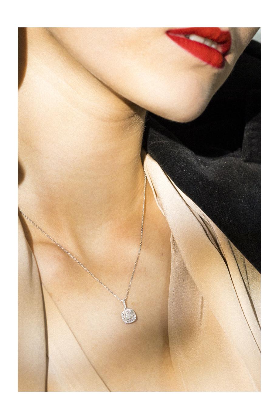Pendentif "The One" Diamants 0,15/62