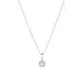 Ciondolo "Tesoro" con diamanti 0,10/33 - Oro bianco 375/1000