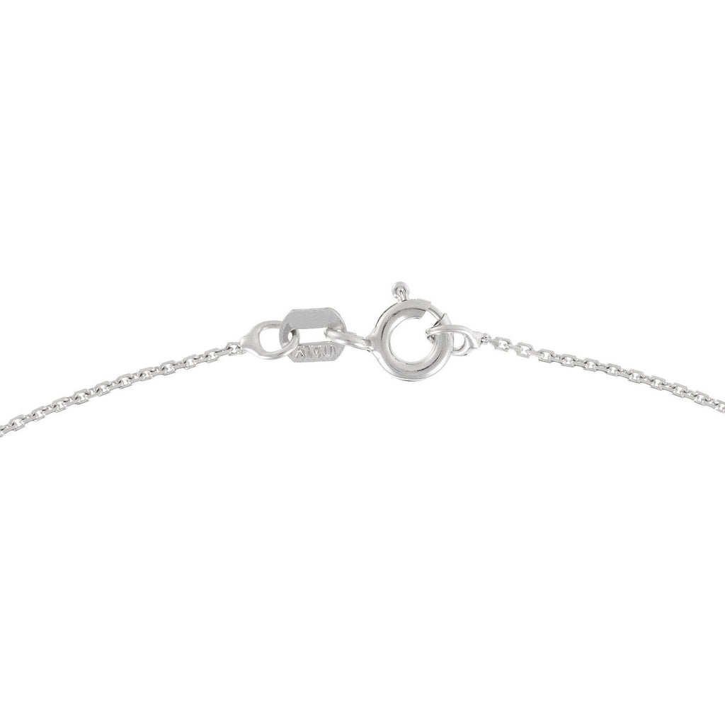 "Carrie" Pendant, 0,17/16 Diamonds - 375/1000 White Gold