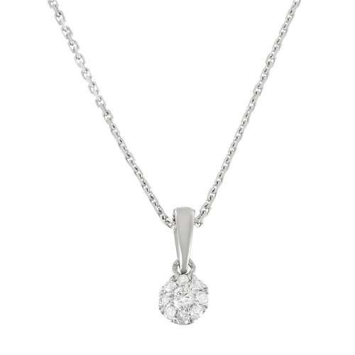 Pendentif "Idylle" Diamants 0,06/9
